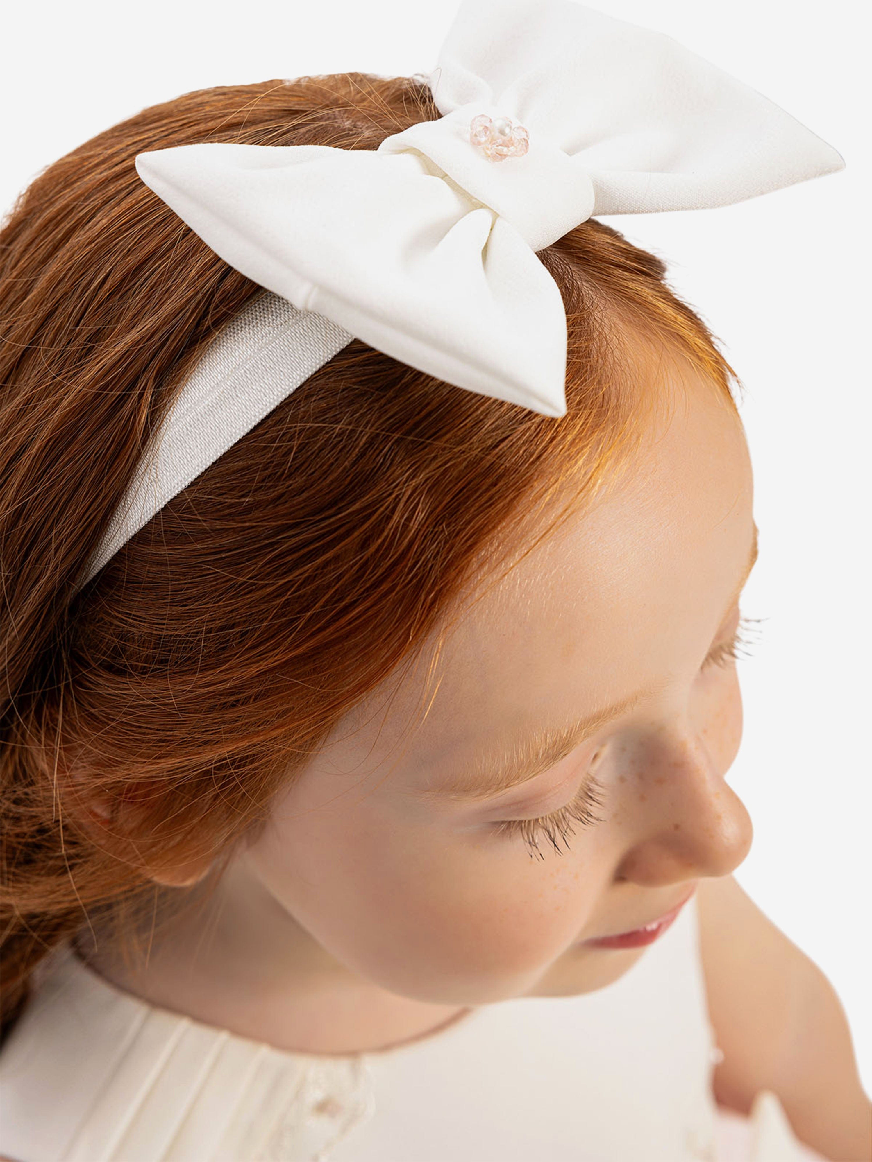 DRESS & Fleur Baby Girls Pink Lace Tulle Dress with Headband