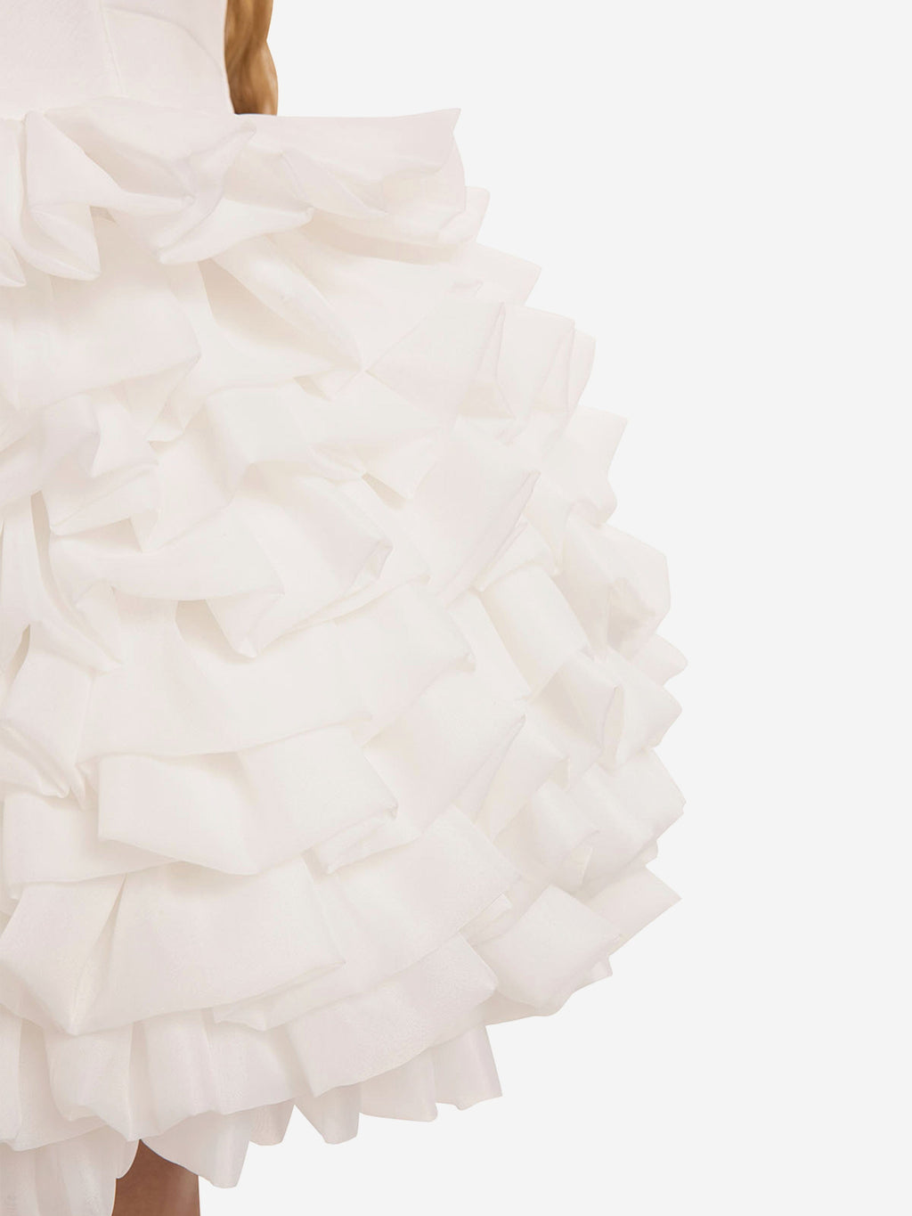 DRESS & Fleur Girls White Lace Organza Dress with Headband