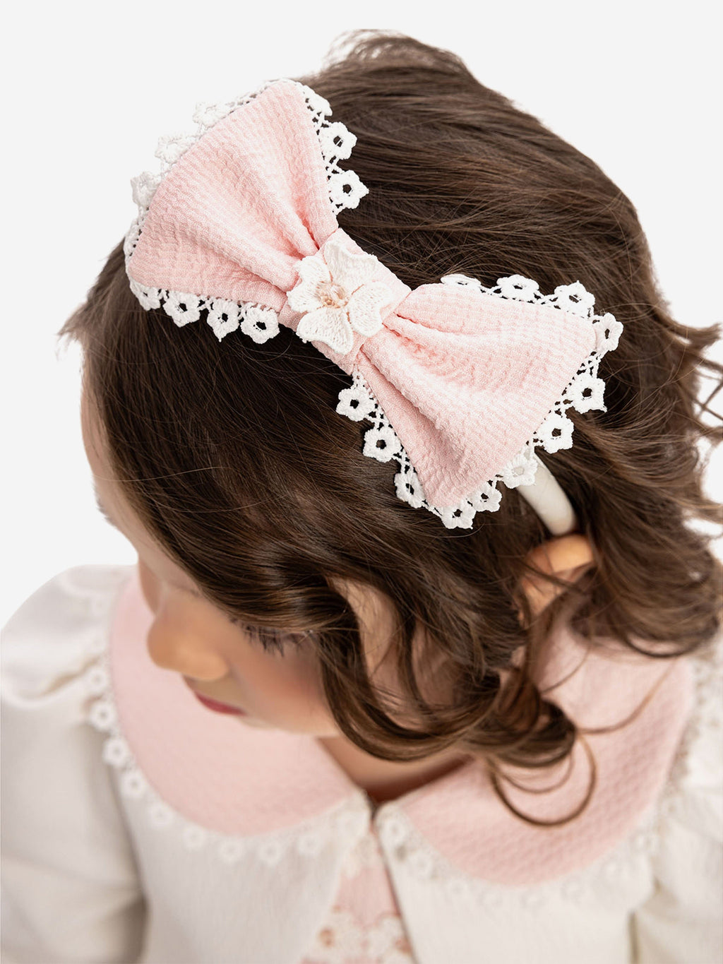 DRESS & Fleur Baby Girls Floral Embroidered Dress with Bolero - Pink