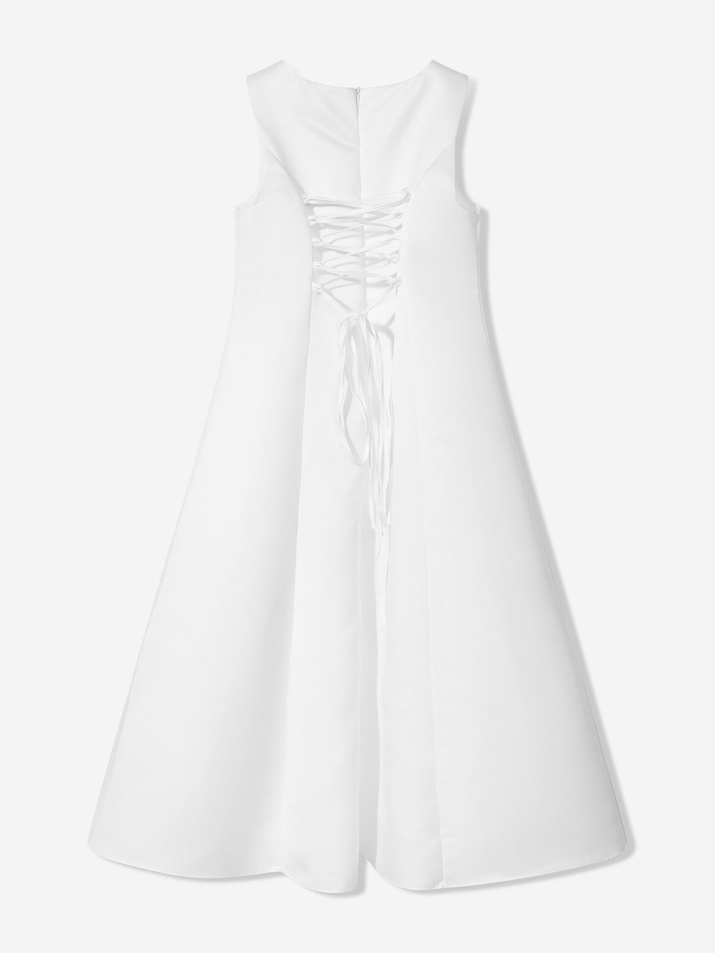 DRESS & Fleur Girls Ivory Occasion Dress – 3D Floral Tulle Overlay