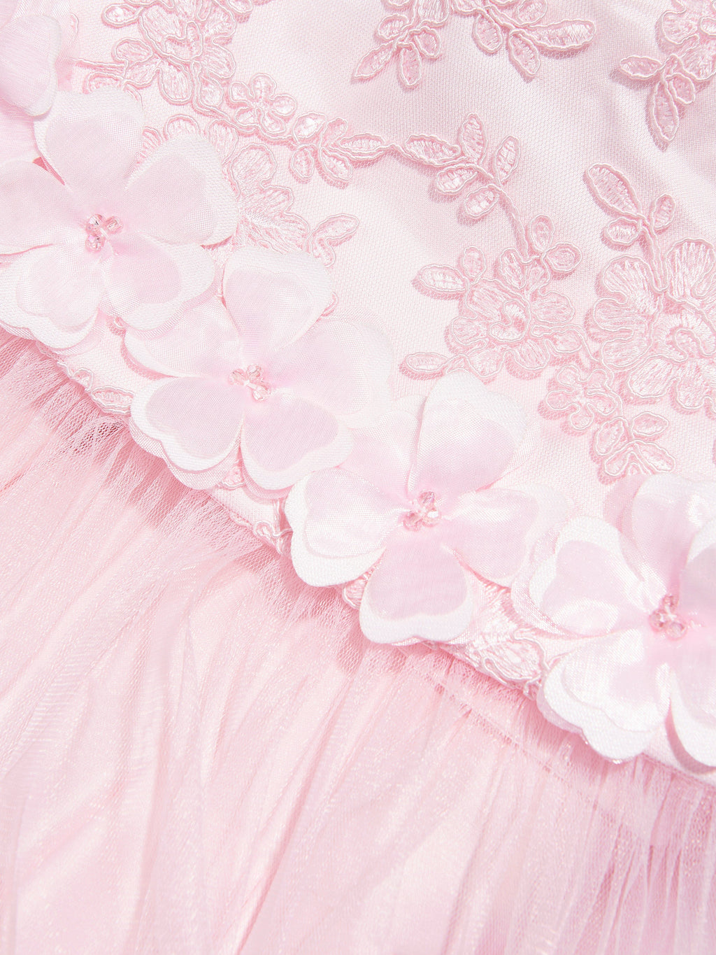 DRESS & Fleur Girls Pink Floral Occasion Dress and Detachable Cape Set