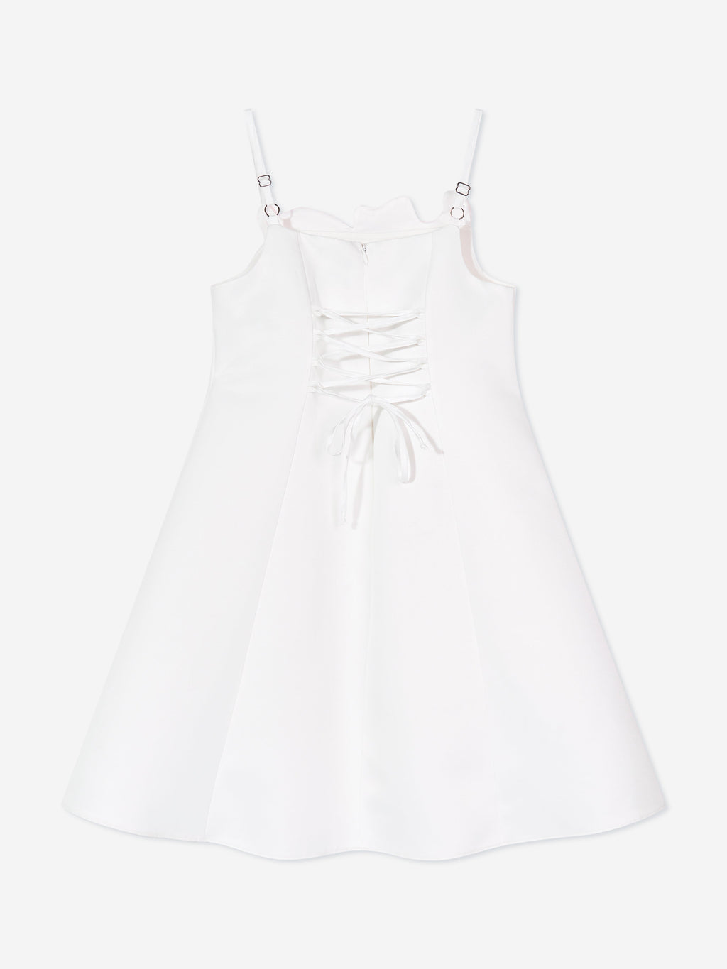 DRESS & Fleur Girls Ivory Floral Occasion Dress with Bead Embellishment