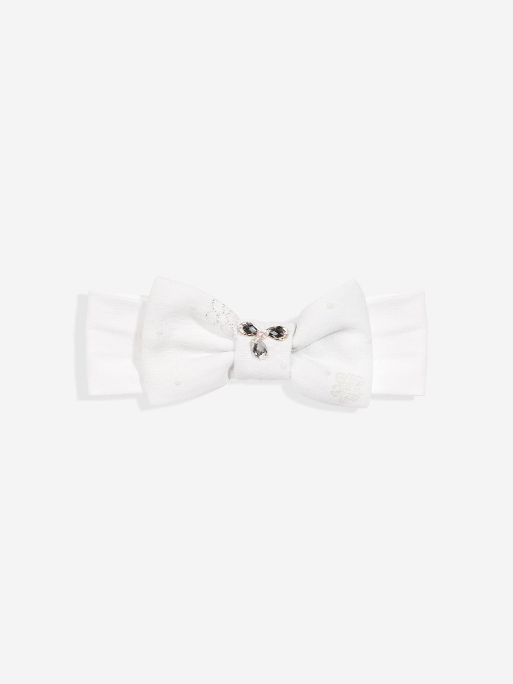 DRESS & Fleur Baby Girls Ivory Floral Occasion Dress with Headband