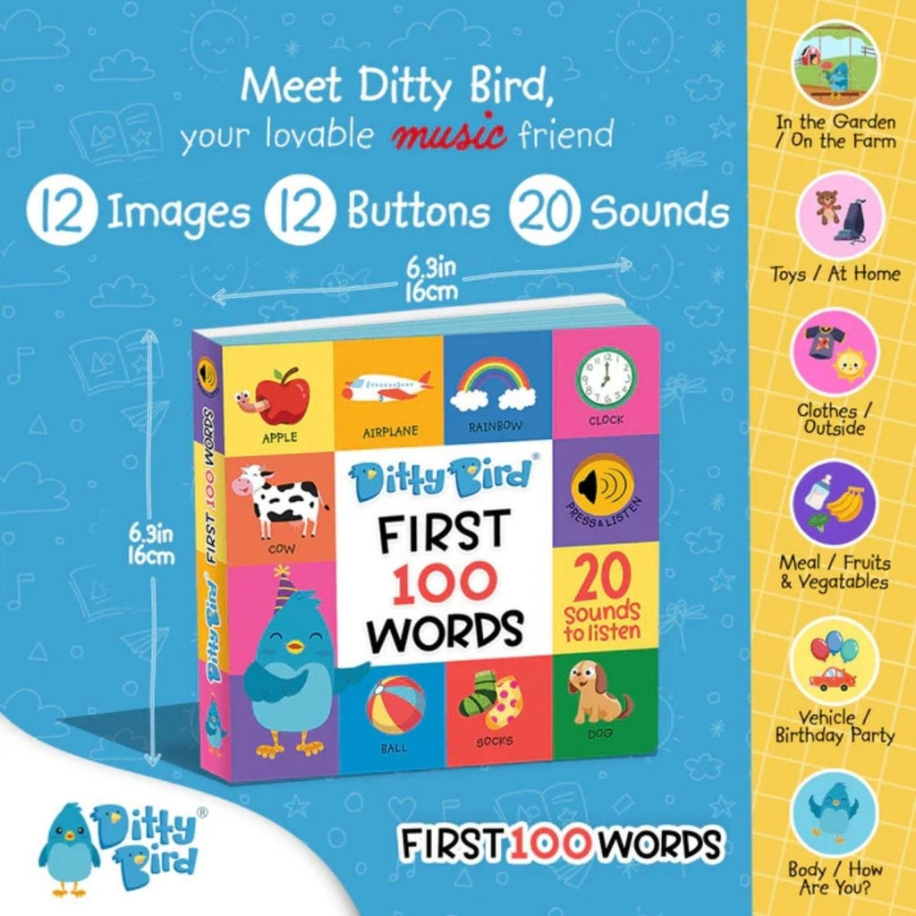Ditty Bird First 100 Words Book - image 2