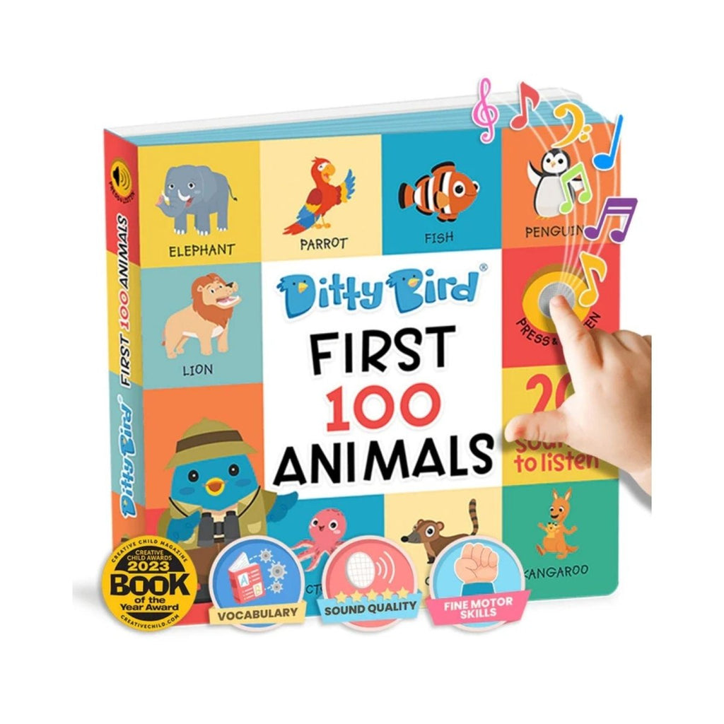 Ditty Bird First 100 Animals Book - image 1