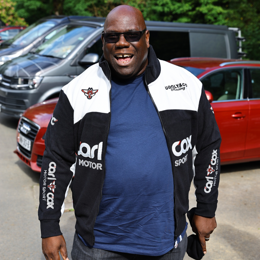 Uggly & Co Carl Cox Motorsport Track Jacket | Vintage Fleece Racing Gear