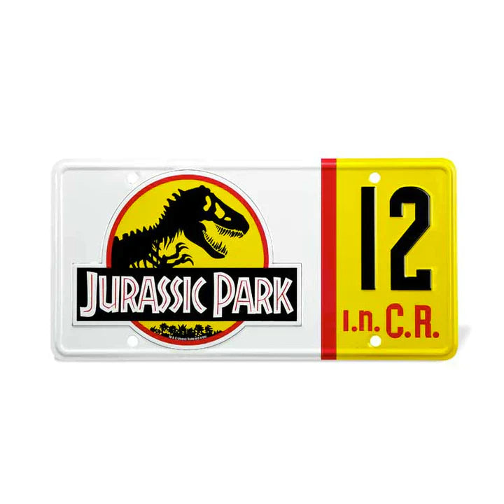 Jurassic Park Dennis Nedry License Plate – Metal Movie Replica by Snaps