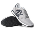 Armani Exchange Men’s Retro Suede Running Sneakers - Grey - UK 7