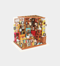 Snaps Sam’s Study 3D Wooden Puzzle - DIY Miniature Library House Kit