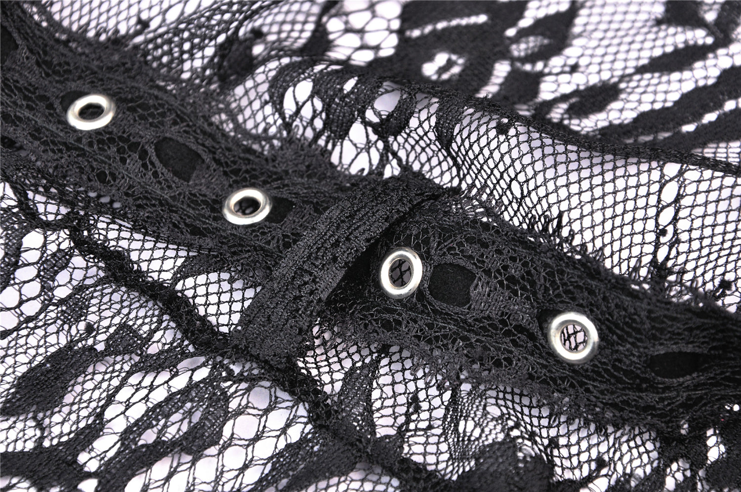 Dark In Love Larissa Lace Robe – Gothic Bell Sleeve Layering Piece