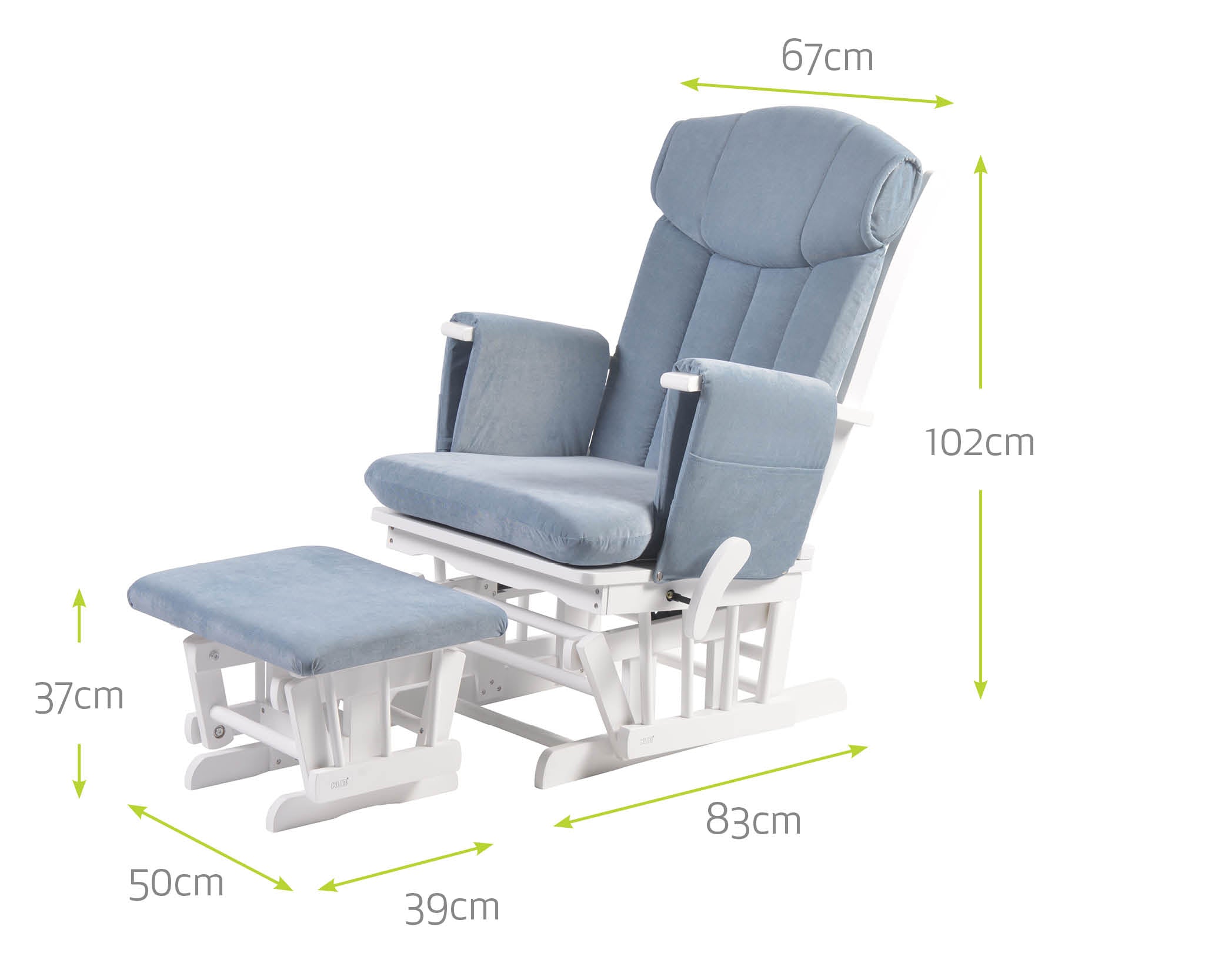 Chatsworth Nursing Chair and Footstool