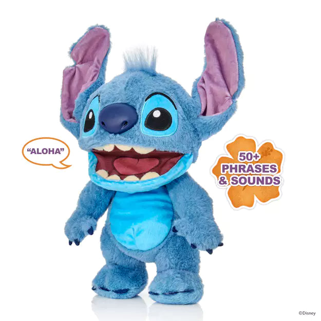 Disney Stitch Chatty Puppetronic – Interactive Animatronic Plush Toy