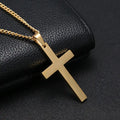 Minimalist Pendant Necklace – Gold, Black, Silver