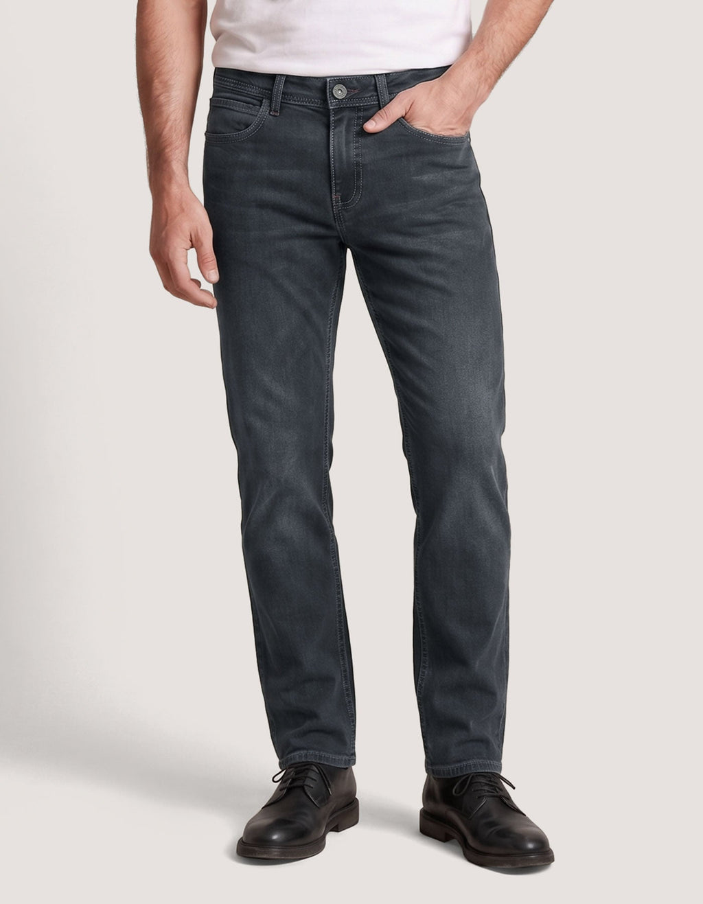 Classic Dark Grey Denim Jeans