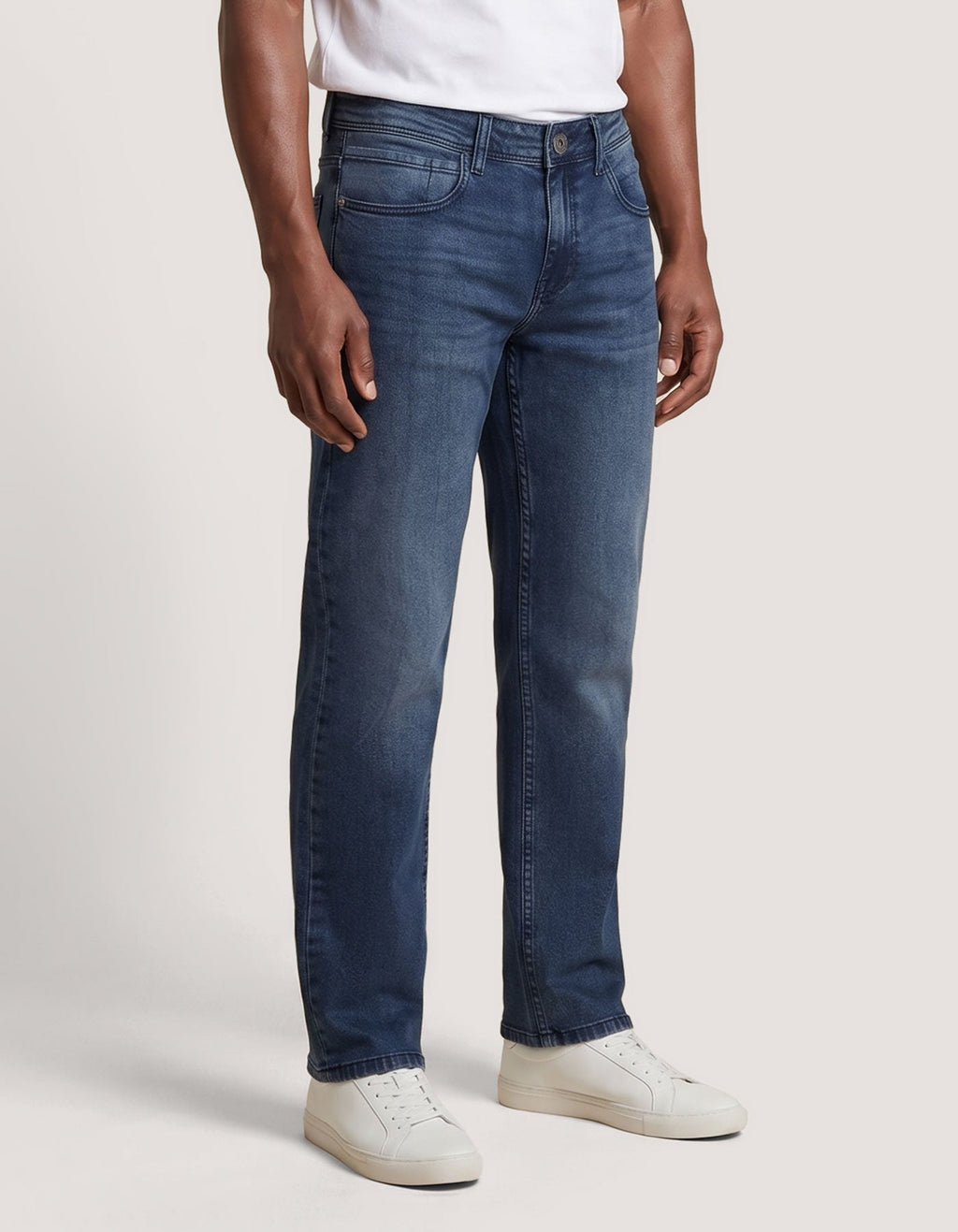 Men's Light Green Tinted Denim Jeans