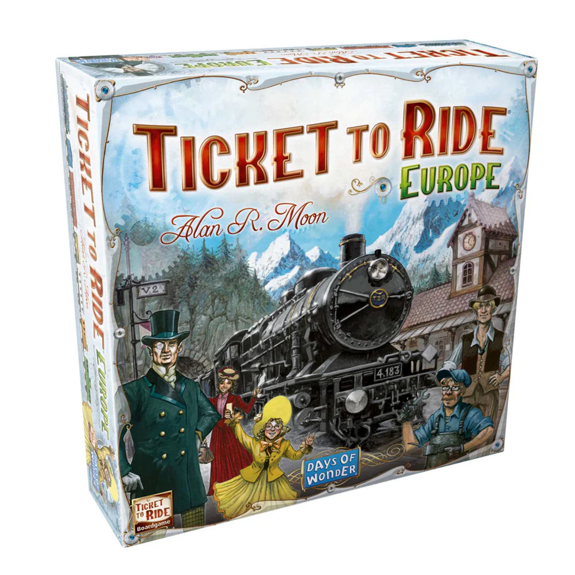 Ticket To Ride: Europe Board Game – Snaps Strategy Train Adventure