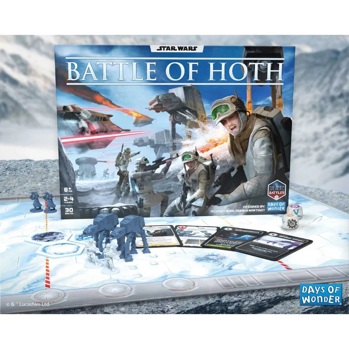 Star Wars: Battle of Hoth Miniature Strategy Board Game by Snaps