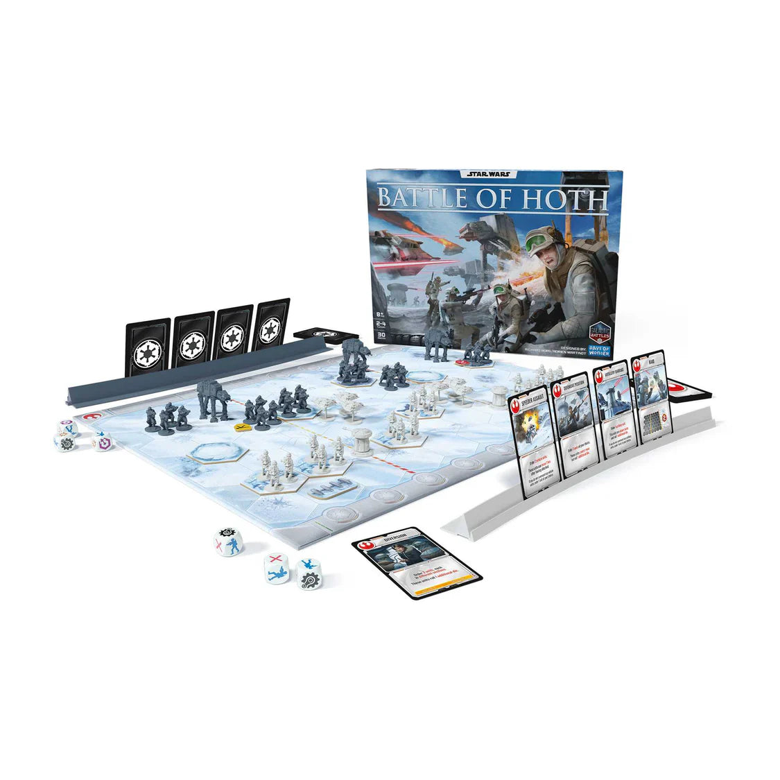Star Wars: Battle of Hoth Miniature Strategy Board Game by Snaps