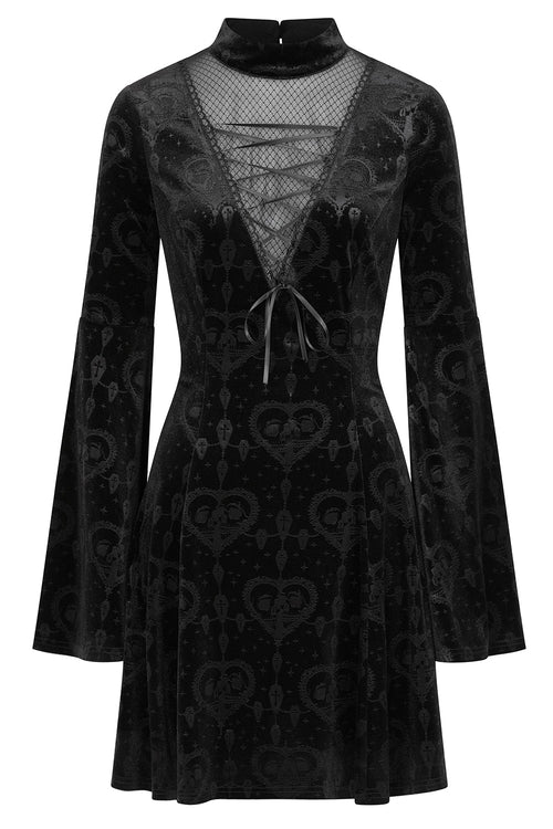 Banned Lucinda Gothic Lace Dress – Victorian Black Fit-and-Flare