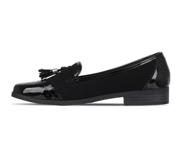 Miso Tasha Women’s Tassel Loafers – Brogue Slip-On Shoes UK 3 EU 36