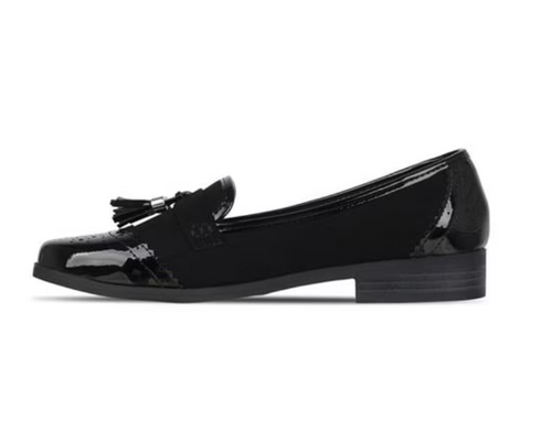 Miso Tasha Women’s Tassel Loafers – Brogue Slip-On Shoes UK 3 EU 36
