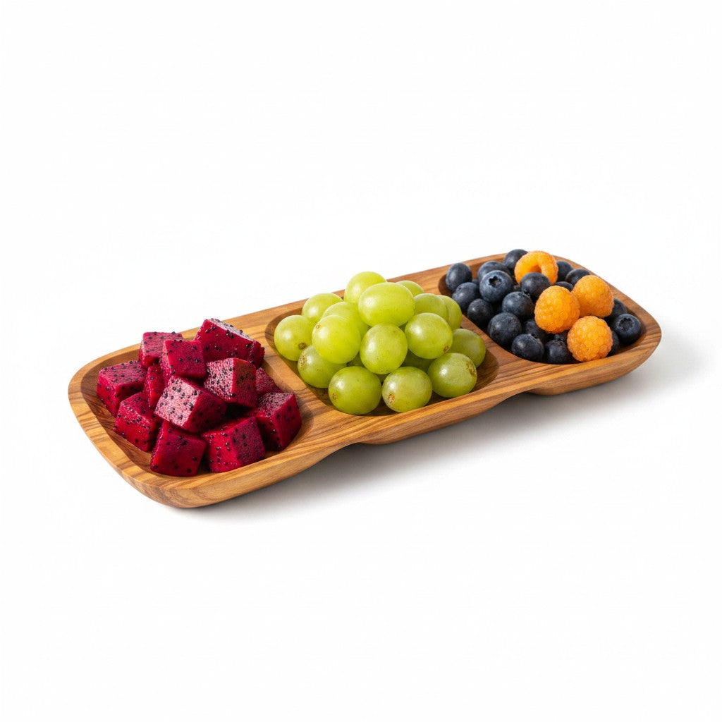 Olive Wood Tray-Nut Dish,  snacks Dish, olives Dish , cheese Dish 35 cm, Sustainably Sourced, Eco-Friendly, handmade, gift