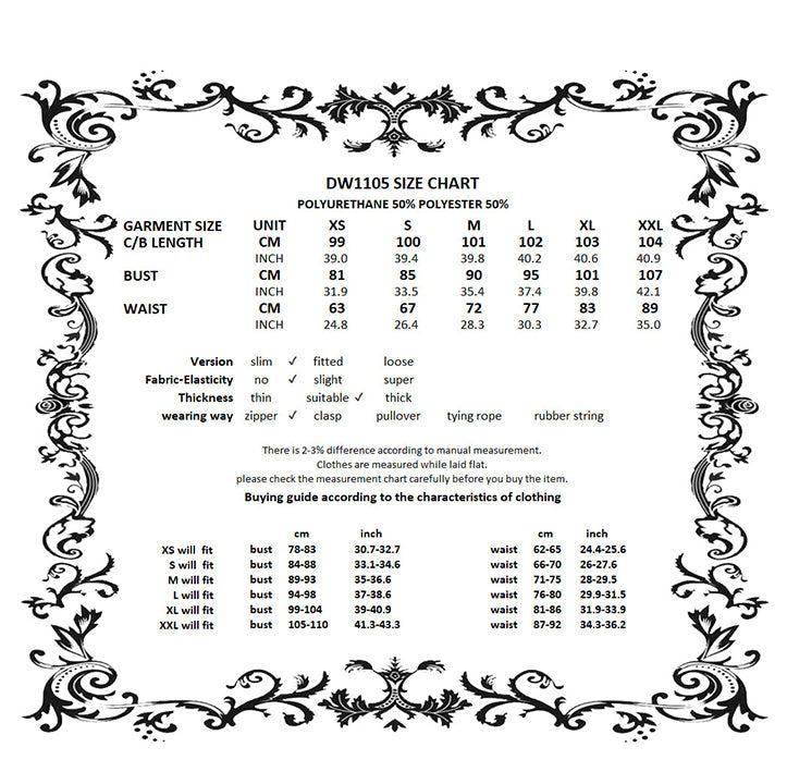 Dark in Love Isolde Gothic High-Low Dress - Faux Leather Corset