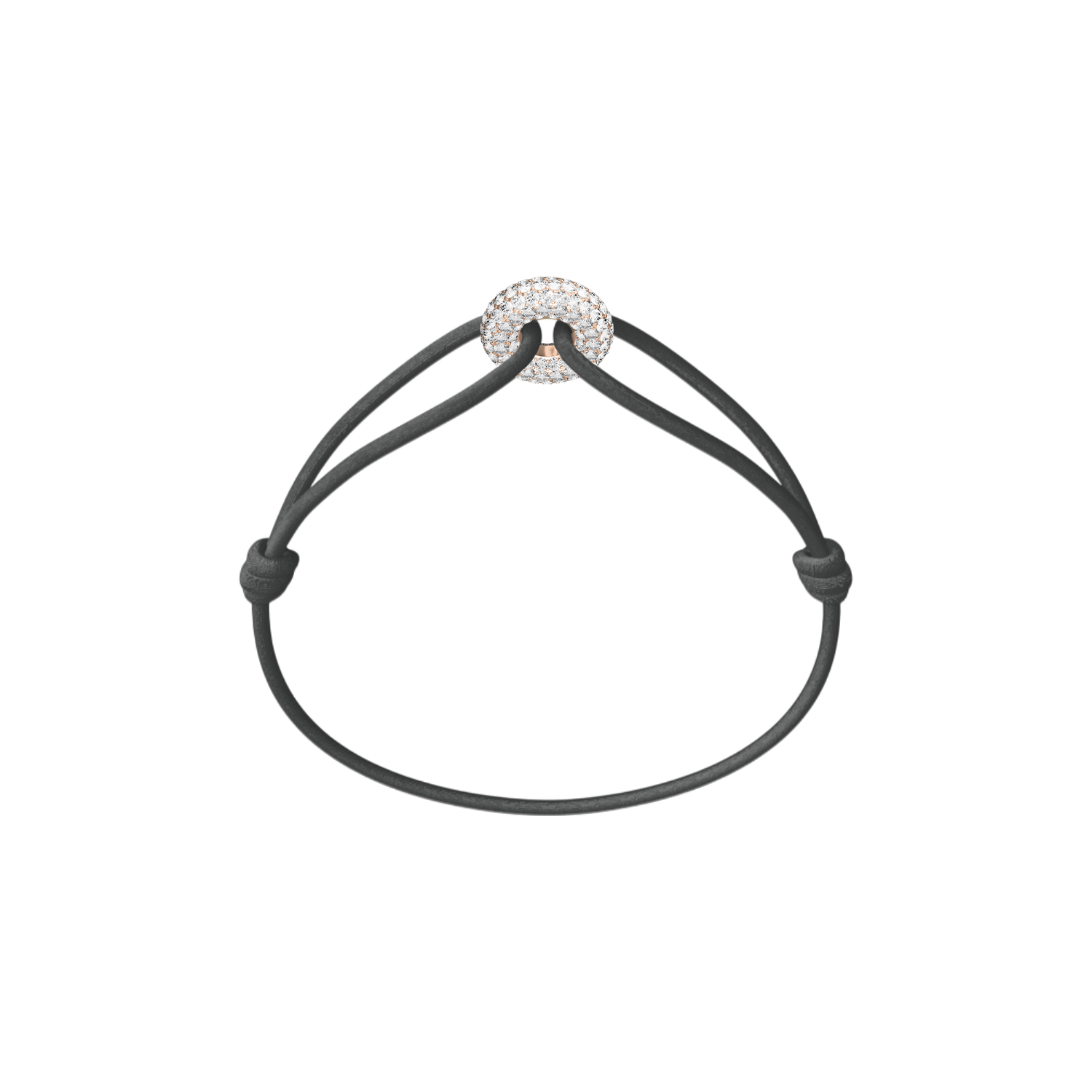 Mini Rose Soho Pavé Cord Bracelet