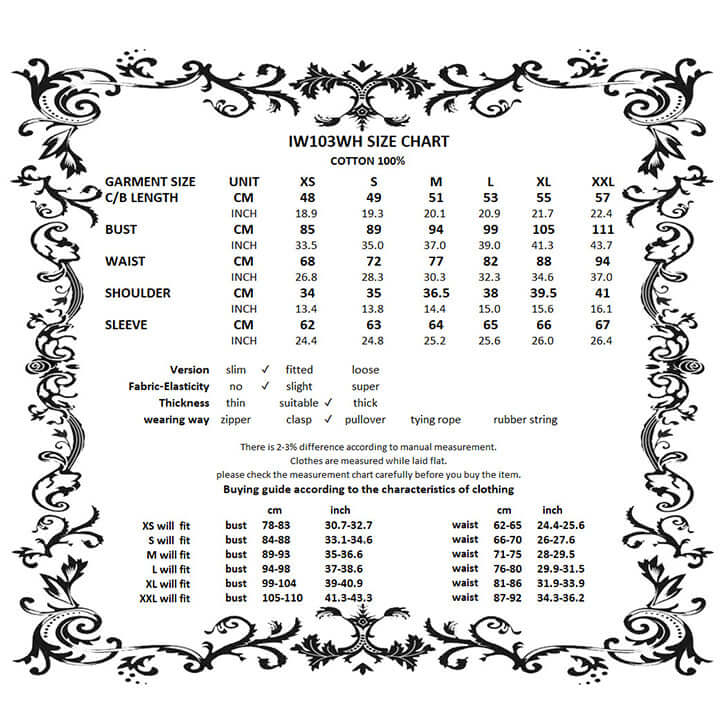 Dark in Love Queeny White Gothic Demon Shirt – Cotton Corset Top
