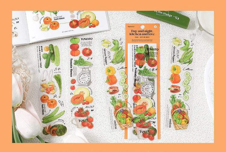 PaperMore PET Decorative Stickers - Day and Night Journaling Decals