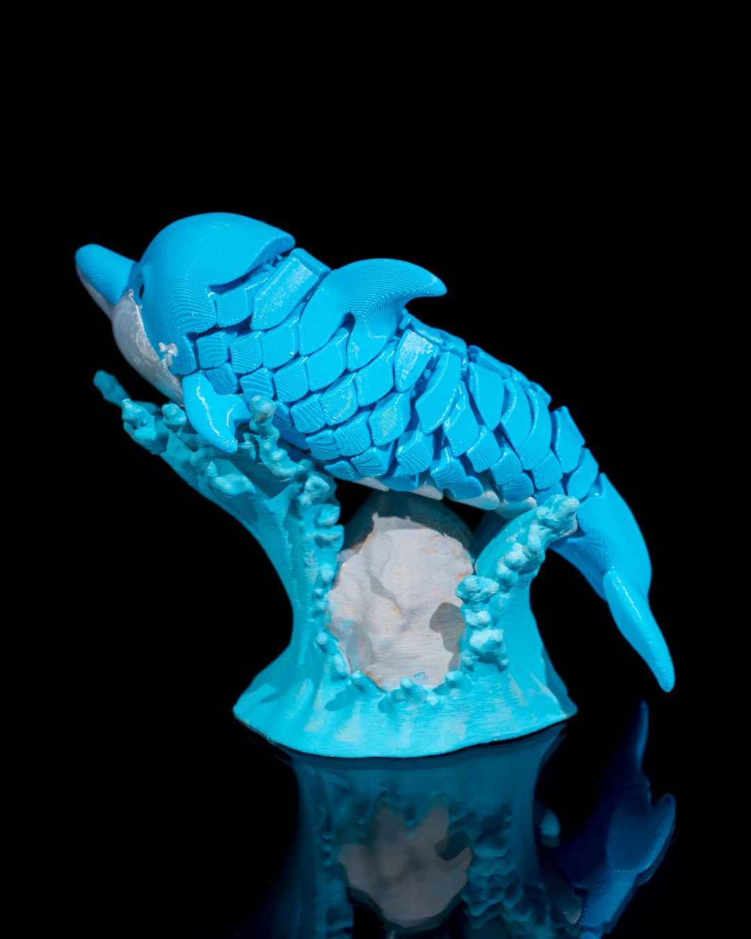 Flexi Dennis, The Dolphin Fidget toy with stand