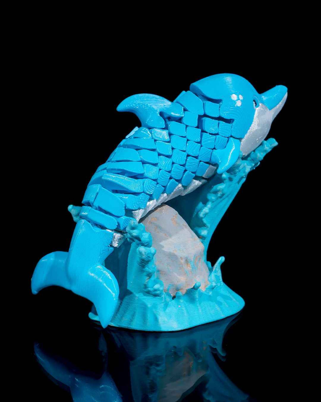 Flexi Dennis, The Dolphin Fidget toy with stand