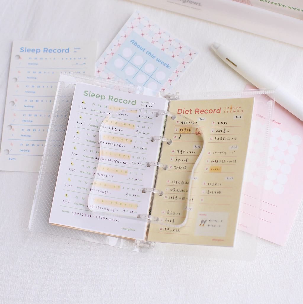 LuLuFun Studio Food Record Memo Pad – 60 Sheet Meal Tracker Note Pad