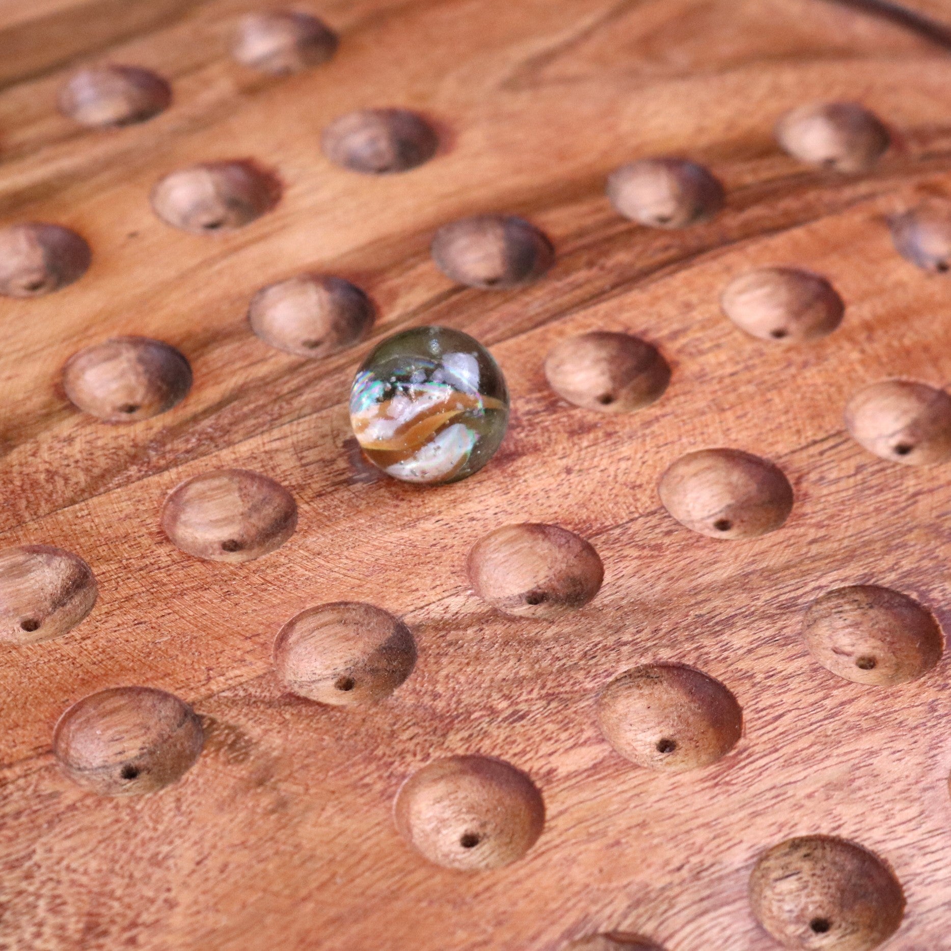 Dinod Large Wooden Solitaire Game Set