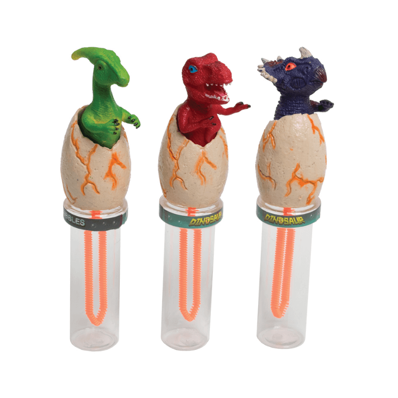 PoundFun Dinosaur Bubble Wand – Outdoor Kids Toy for Imaginative Play