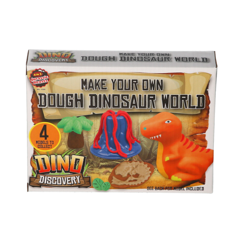 PoundFun Dinosaur World Dough Set – Kids Creative Activity Craft Kit