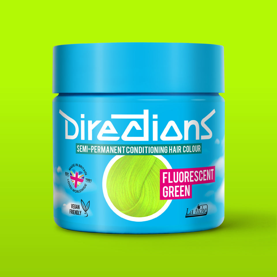 La Riche Directions Fluorescent Green Semi Permanent Hair Dye - 100ml