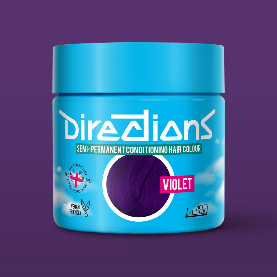 La Riche Directions Violet Semi Permanent Hair Dye - Vegan - 100ml