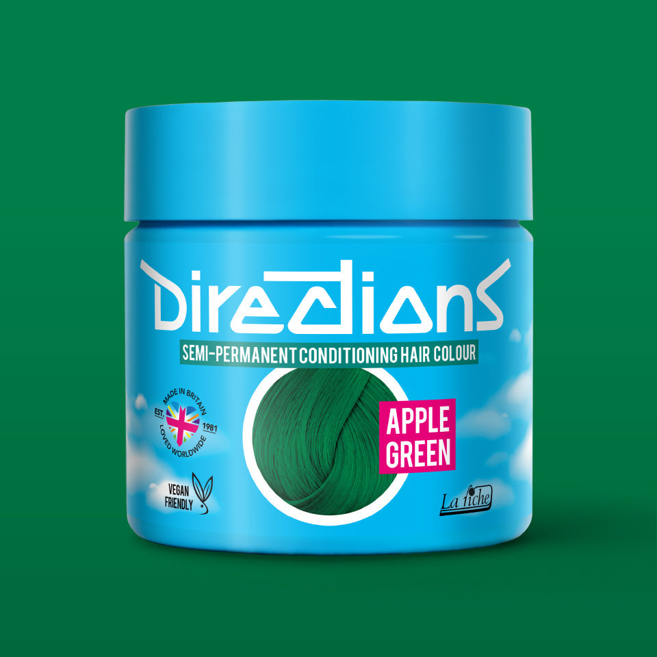 La Riche Directions Apple Green Semi Permanent Hair Dye - 100ml Vegan