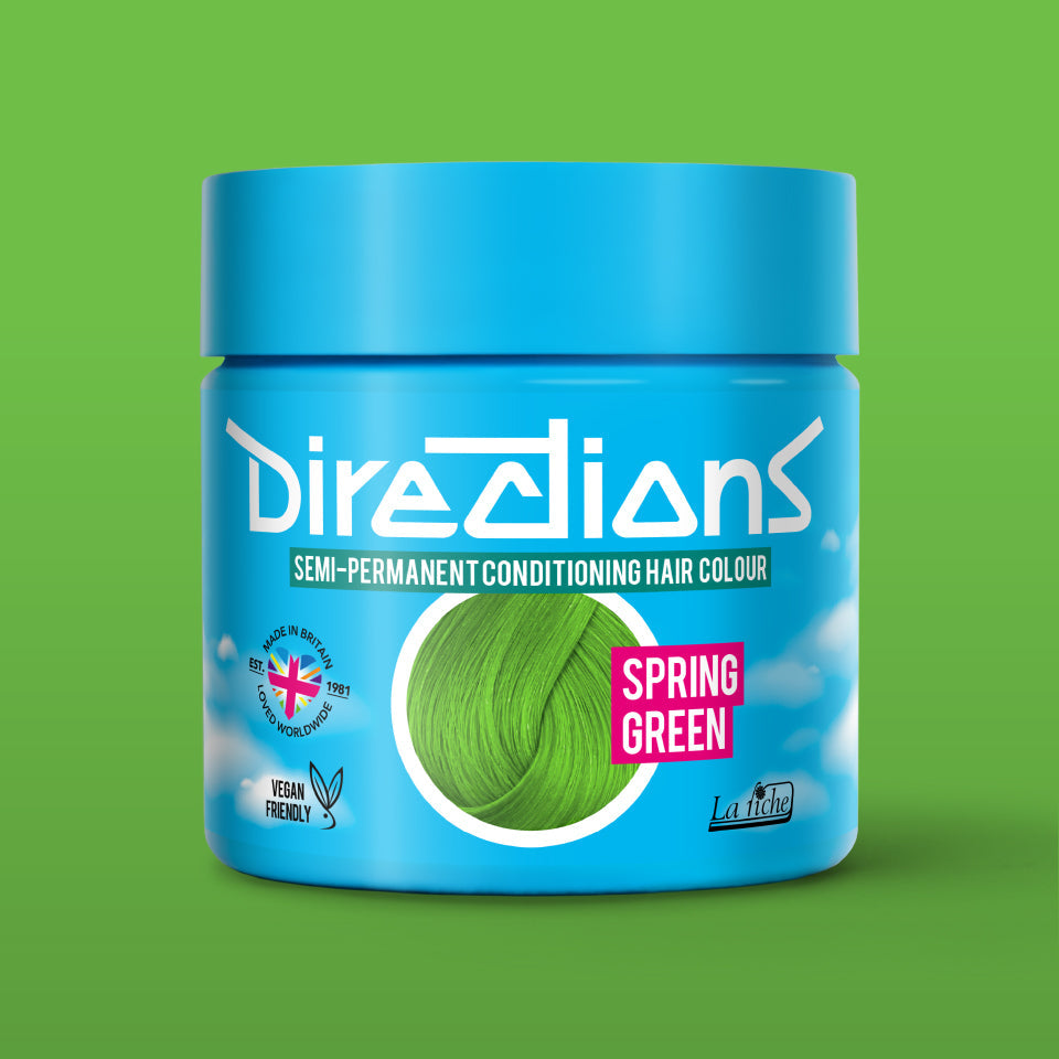 La Riche Directions Spring Green Semi Permanent Hair Dye - 100ml Vegan