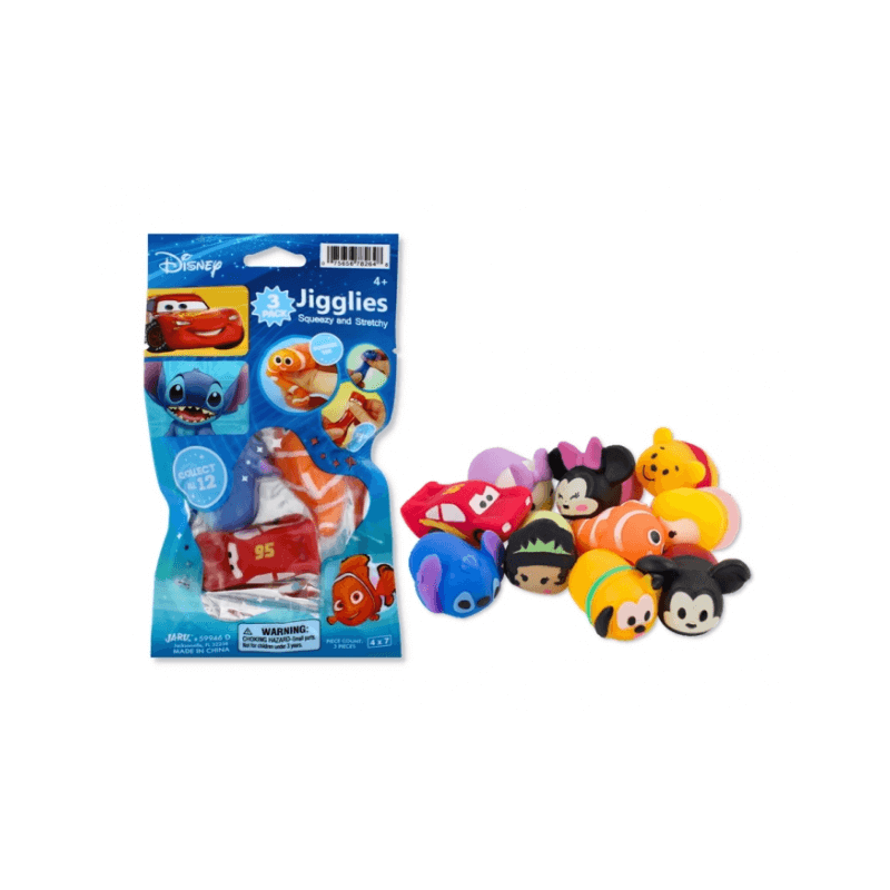 Disney Jigglies Squishy & Stretchy Fidget Toy 3 Pack – Sensory Figures