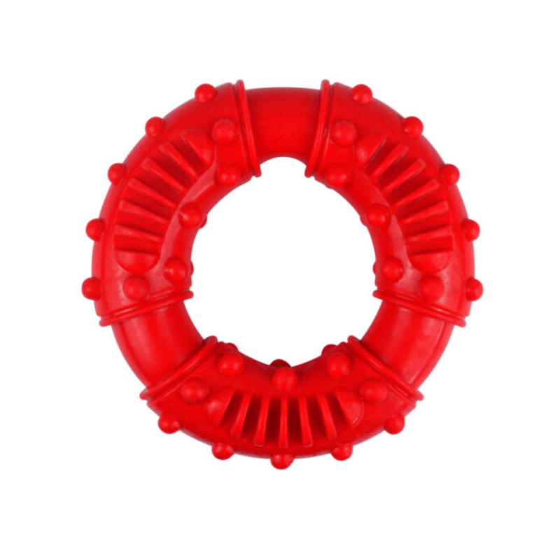 PoundFun Heavy Duty Dog Ring Chew Toy – Durable Hard Material for Pets