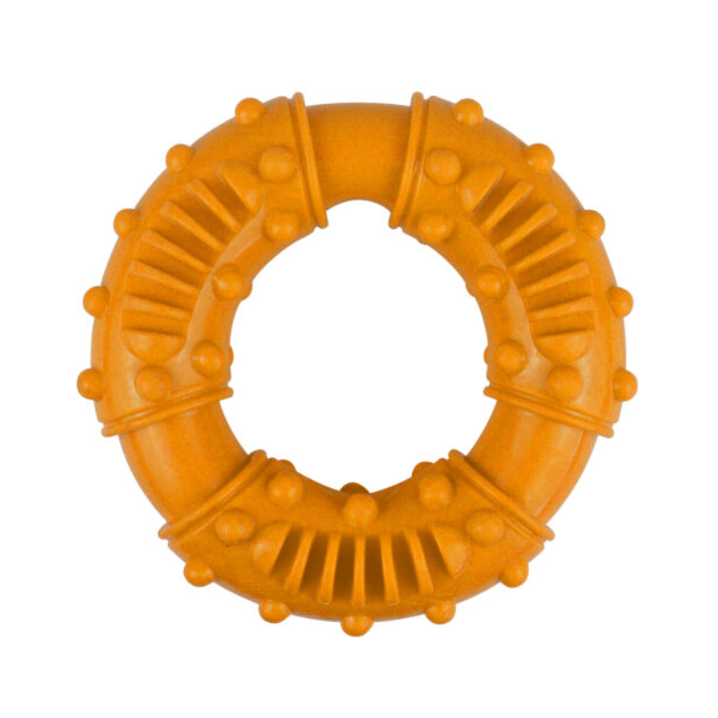 PoundFun Heavy Duty Dog Ring Chew Toy – Durable Hard Material for Pets