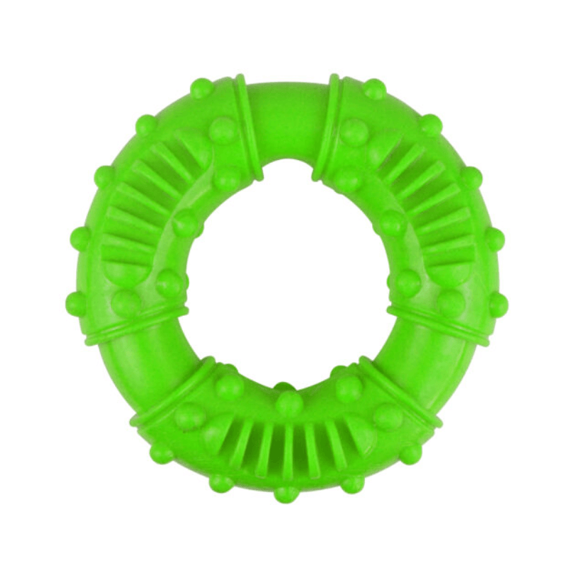 PoundFun Heavy Duty Dog Ring Chew Toy – Durable Hard Material for Pets