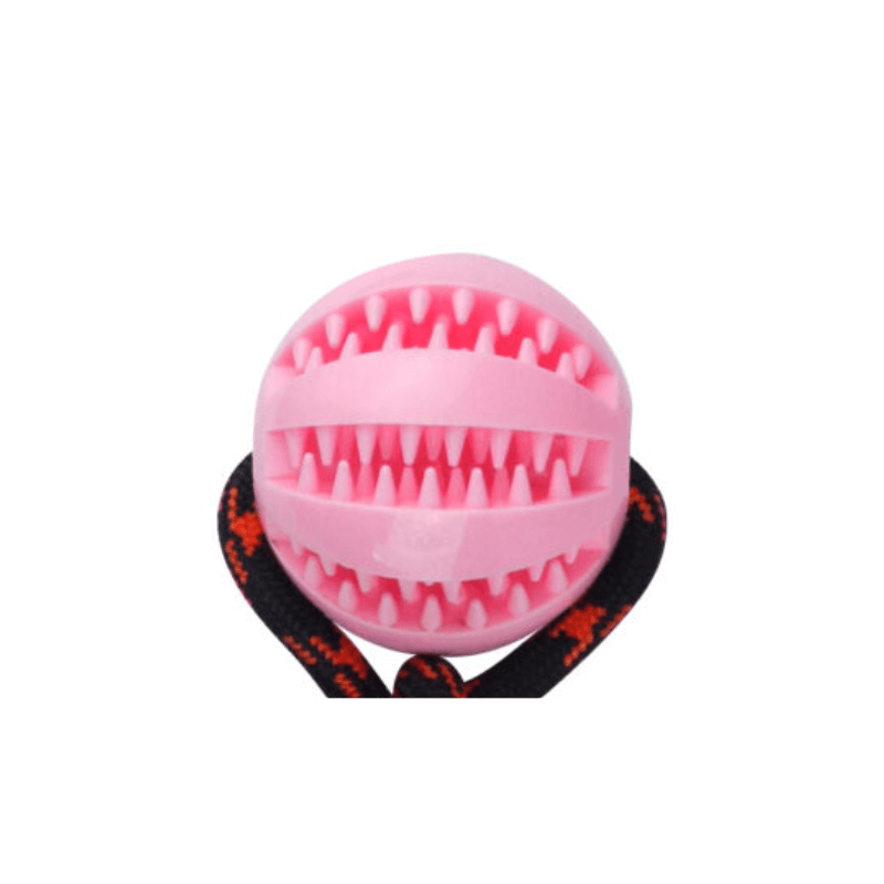 PoundFun Dog Rope Toy with Interactive Treat Ball – Durable Dental Toy