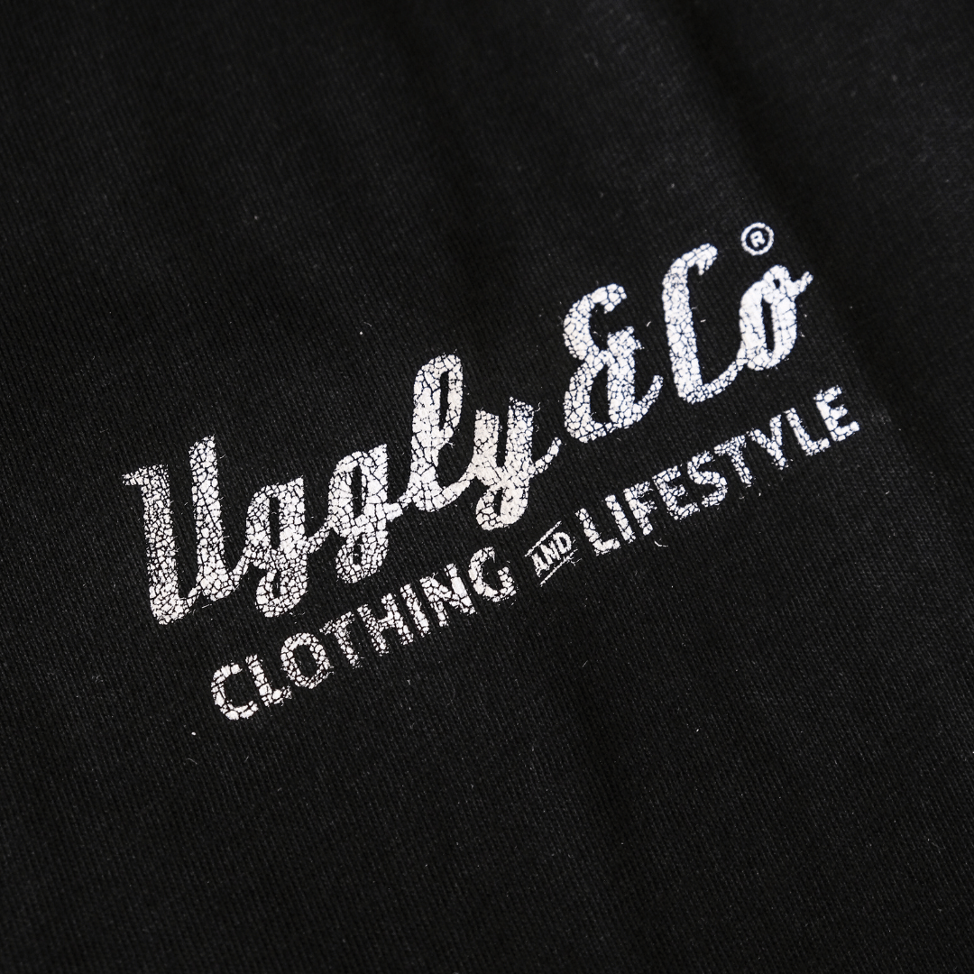 Uggly and Co Dom Herbertson Flattrack Tee – Heavyweight Cotton Graphic