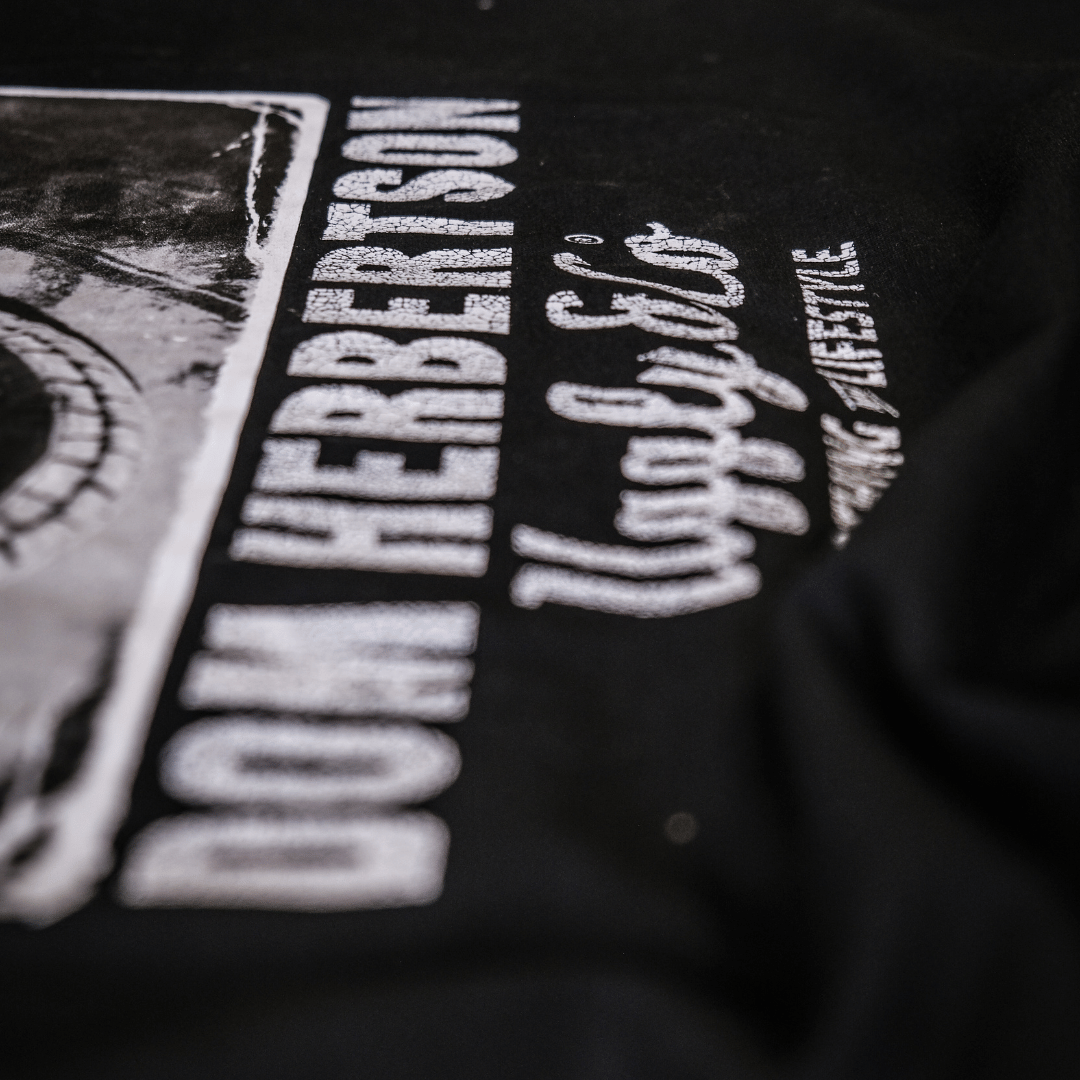 Uggly and Co Dom Herbertson Flattrack Tee – Heavyweight Cotton Graphic