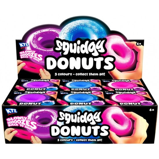 Snaps Neon Doughnut Squidgy - Sensory Fidget Toy for Stress Relief