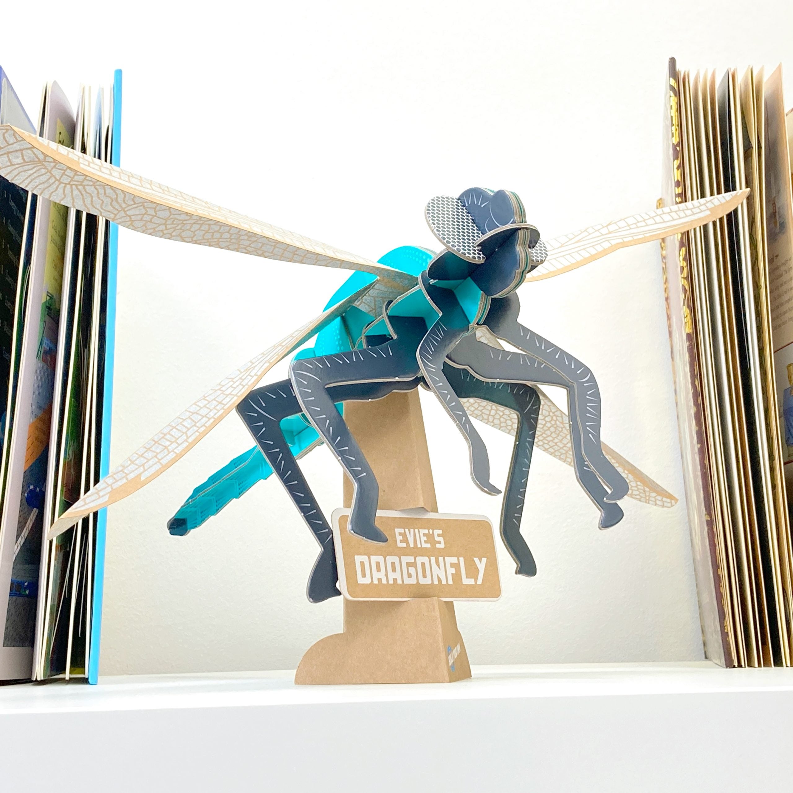 Snaps Dragonfly Build Your Own Kit – Eco-Friendly STEM Cardboard Model