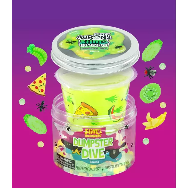 Crazy Aaron's Slime Charmers 18-Piece Scented DIY Sensory Slime Kit